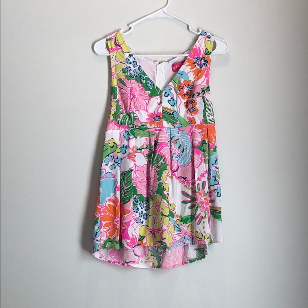 EUC Lilly Pulitzer for Target Mosey Posey shirt